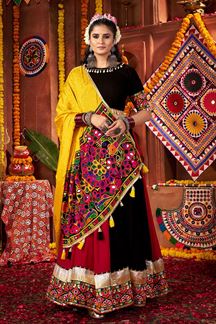 Picture of  Exuberant Designer Navratri Lehenga Choli for Garba Dance and Festival Celebrations