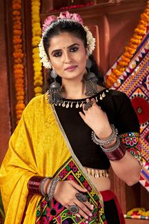 Picture of  Exuberant Designer Navratri Lehenga Choli for Garba Dance and Festival Celebrations