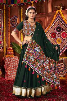 Picture of  Marvelous Designer Navratri Lehenga Choli for Garba Dance and Festival Celebrations