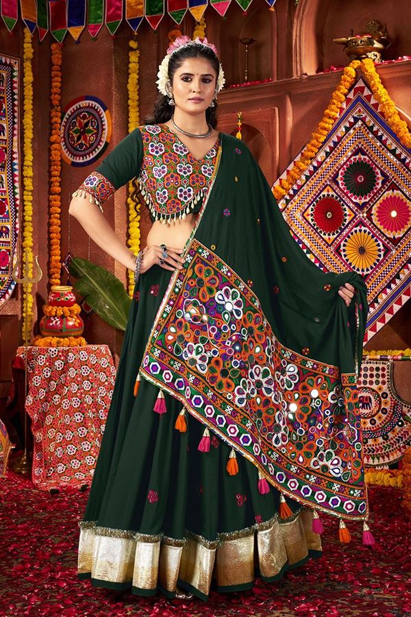 Picture of  Marvelous Designer Navratri Lehenga Choli for Garba Dance and Festival Celebrations