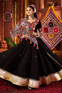 Picture of  Appealing Designer Navratri Lehenga Choli for Garba Dance and Festival Celebrations