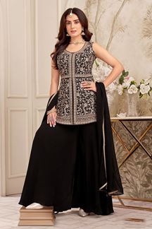 Picture of  Captivating Designer Palazzo Suit for Sangeet and Parties