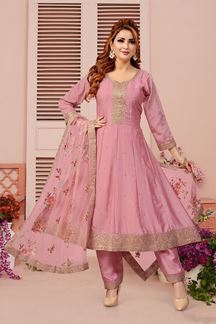 Picture of  Flawless Designer Anarkali Suit for Engagement, Reception, Festivals