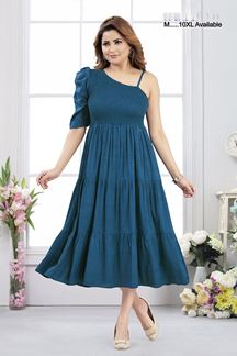 Picture of  Charismatic AirForce Blue Designer Outfit for Sangeet and Parties