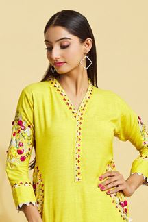 Picture of  Divine Designer Kurti for Haldi, Sangeet, and Parties