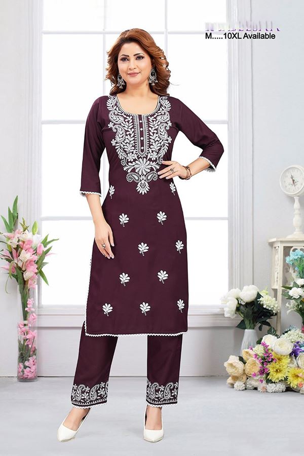 Picture of Trendy Rayon Designer Kurti for Sangeet and Parties