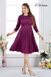 Picture of Ethnic Wine Designer Outfit for Sangeet and Parties