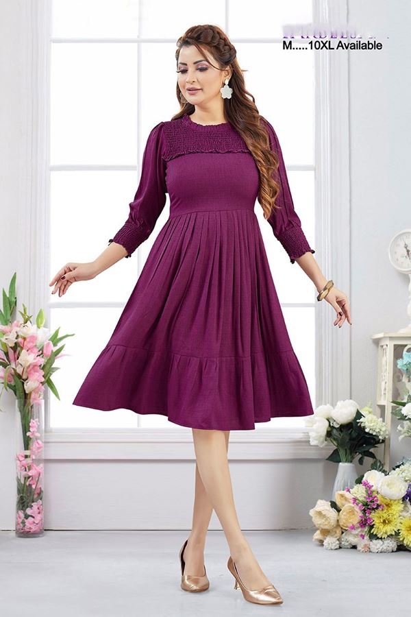 Picture of Ethnic Wine Designer Outfit for Sangeet and Parties