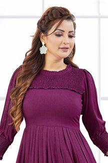 Picture of Ethnic Wine Designer Outfit for Sangeet and Parties
