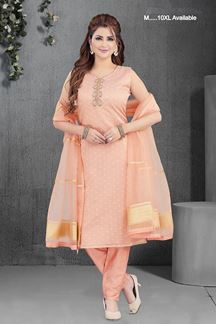Picture of  Bollywood Designer Straight Cut Suit for Festivals, Sangeet, and Parties