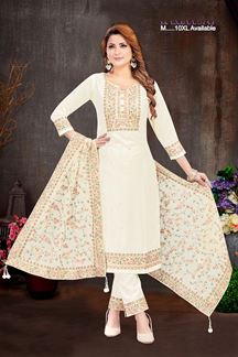 Picture of  Trendy Designer Straight Cut Suit for Festivals, Sangeet, and Parties