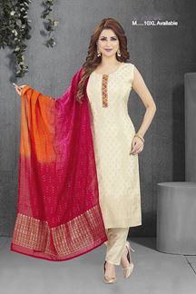 Picture of  Mesmerizing Designer Straight Cut Suit for Festivals, Sangeet, and Parties