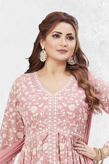 Picture of  Stunning Georgette Designer Anarkali Suit for Festivals, Sangeet, and Parties