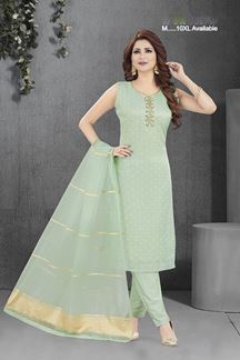 Picture of  Fashionable Designer Straight Cut Suit for Festivals, Sangeet, and Parties