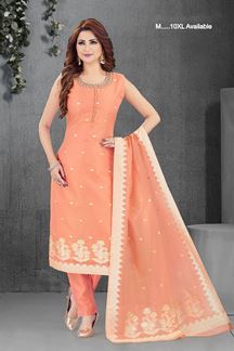 Picture of Vibrant Designer Straight Cut Suit for Festivals, Sangeet, and Parties
