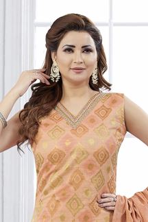 Picture of  Classy Designer Straight Cut Suit for Festivals, Sangeet, and Parties