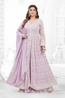 Picture of  Irresistible Georgette Designer Anarkali Suit for Festivals, Sangeet, and Parties