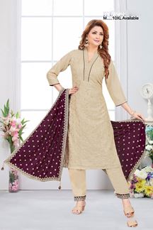 Picture of  Enticing Designer Straight Cut Suit for Festivals, Sangeet, and Parties