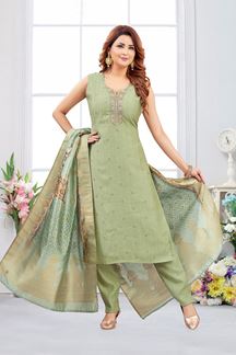 Picture of  Irresistible Designer Straight Cut Suit for Festivals, Sangeet, and Parties