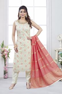 Picture of  Stunning Designer Straight Cut Suit for Festivals, Sangeet, and Parties
