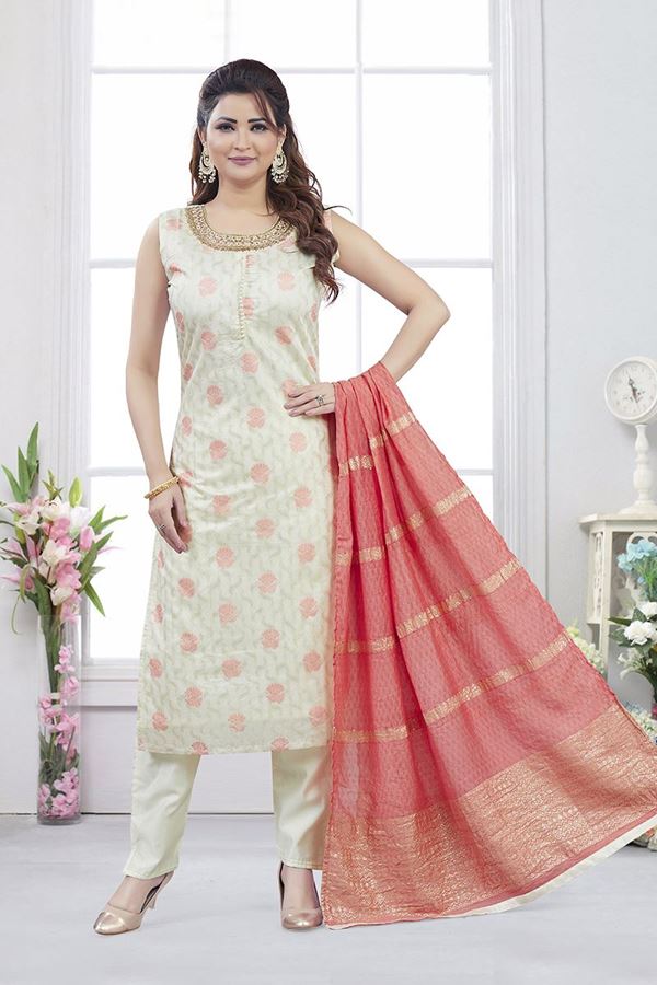 Picture of  Stunning Designer Straight Cut Suit for Festivals, Sangeet, and Parties