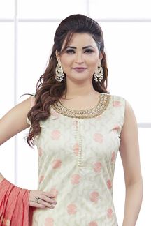 Picture of  Stunning Designer Straight Cut Suit for Festivals, Sangeet, and Parties