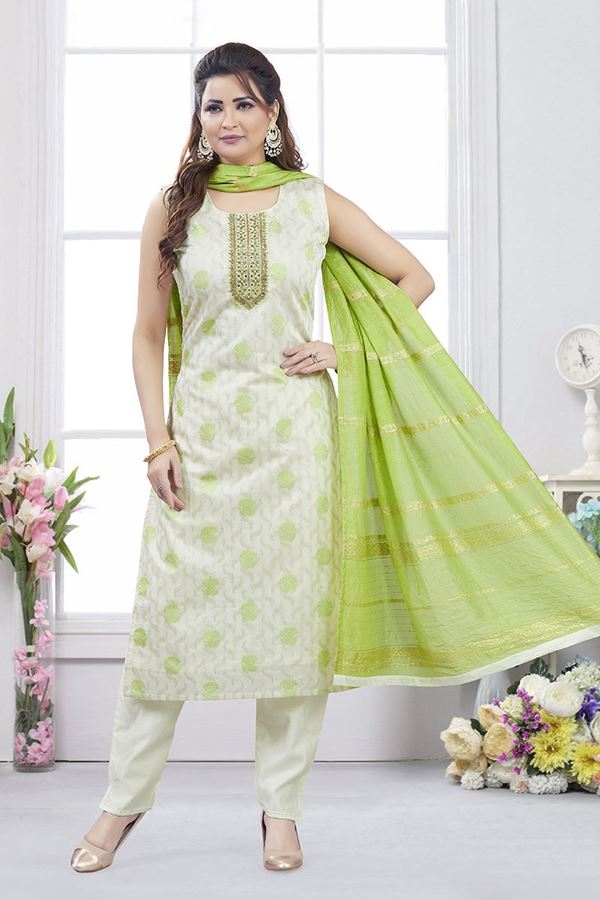 Picture of  Lovely Designer Straight Cut Suit for Festivals, Sangeet, and Parties
