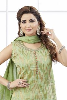 Picture of  Marvelous Designer Straight Cut Suit for Mehendi, Festivals, and Sangeet