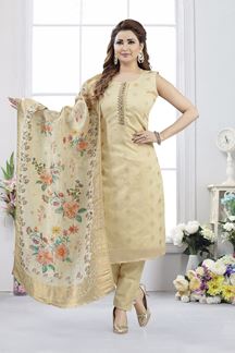 Picture of  Trendy Designer Straight Cut Suit for Festivals, Sangeet, and Parties