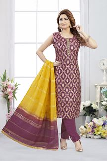 Picture of  Flawless Designer Straight Cut Suit for Engagement, Reception, and Festivals