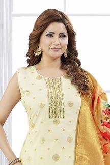 Picture of  Divine Designer Straight Cut Suit for Engagement, Sangeet, and Parties