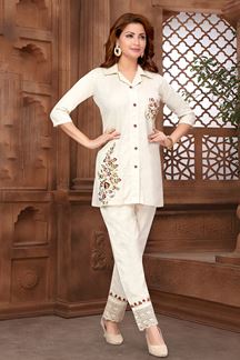 Picture of  Bollywood Beige Designer Co-Ord Set for Sangeet and Parties