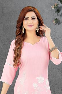 Picture of  Vibrant Designer Straight Cut Suit for Festivals, Sangeet, and Parties