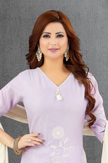 Picture of  Flamboyant Designer Straight Cut Suit for Festivals, Sangeet, and Parties