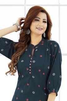 Picture of Classy Blue Designer Co-Ord Set for Sangeet and Parties