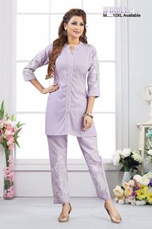 Picture of  Surreal Lilac Designer Co-Ord Set for Sangeet and Parties