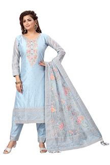 Picture of  Delightful Designer Straight Cut Suit for Festivals, Sangeet, and Parties