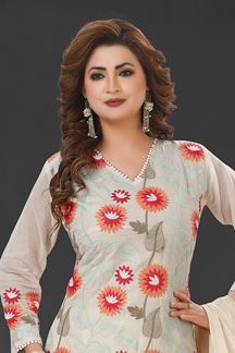 Picture of  Exuberant Designer Straight Cut Suit for Festivals, Sangeet, and Parties