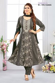 Picture of  Exquisite Designer A-Line Suit for Sangeet and Parties