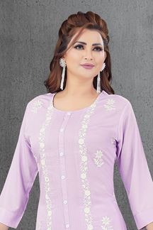 Picture of  Glamorous Lilac Designer Co-Ord Set for Sangeet and Parties