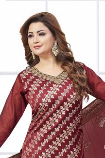 Picture of  Magnificent Designer Straight Cut Suit for Wedding, Reception, and Sangeet