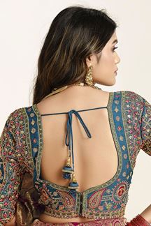 Picture of  Royal Silk Designer Saree for Wedding, Reception, and Sangeet