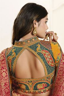 Picture of  Exuberant Silk Designer Saree for Wedding, Reception, and Sangeet