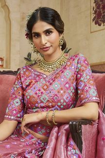 Picture of  Marvelous Organza Designer Bridal Lehenga Choli for Engagement and Reception