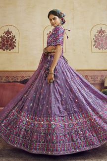 Picture of Charming Organza Designer Bridal Lehenga Choli for Engagement and Reception