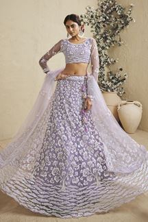 Picture of Lovely Net Designer Bridal Lehenga Choli for Engagement and Reception