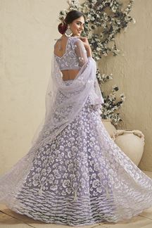 Picture of Lovely Net Designer Bridal Lehenga Choli for Engagement and Reception