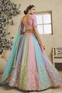 Picture of Aesthetic Georgette Designer Bridal Lehenga Choli for Engagement, Wedding, and Reception