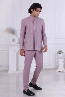 Picture of   Elegant Pink Designer Men’s Indo-Western for Engagement and Reception