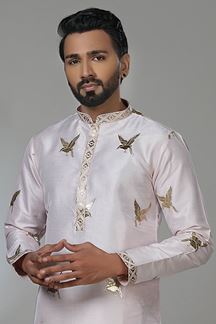 Picture of  Dashing Designer Men’s Kurta Pyjama for Festivals, Sangeet, and Parties